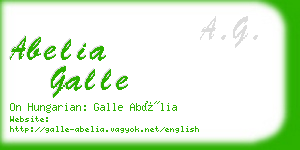 abelia galle business card